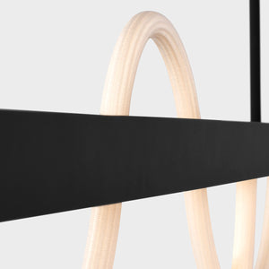 Visual Comfort Modern - SLLS83927B - LED Linear Chandelier - Uneri - Nightshade Black