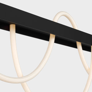 Visual Comfort Modern - SLLS83927B - LED Linear Chandelier - Uneri - Nightshade Black