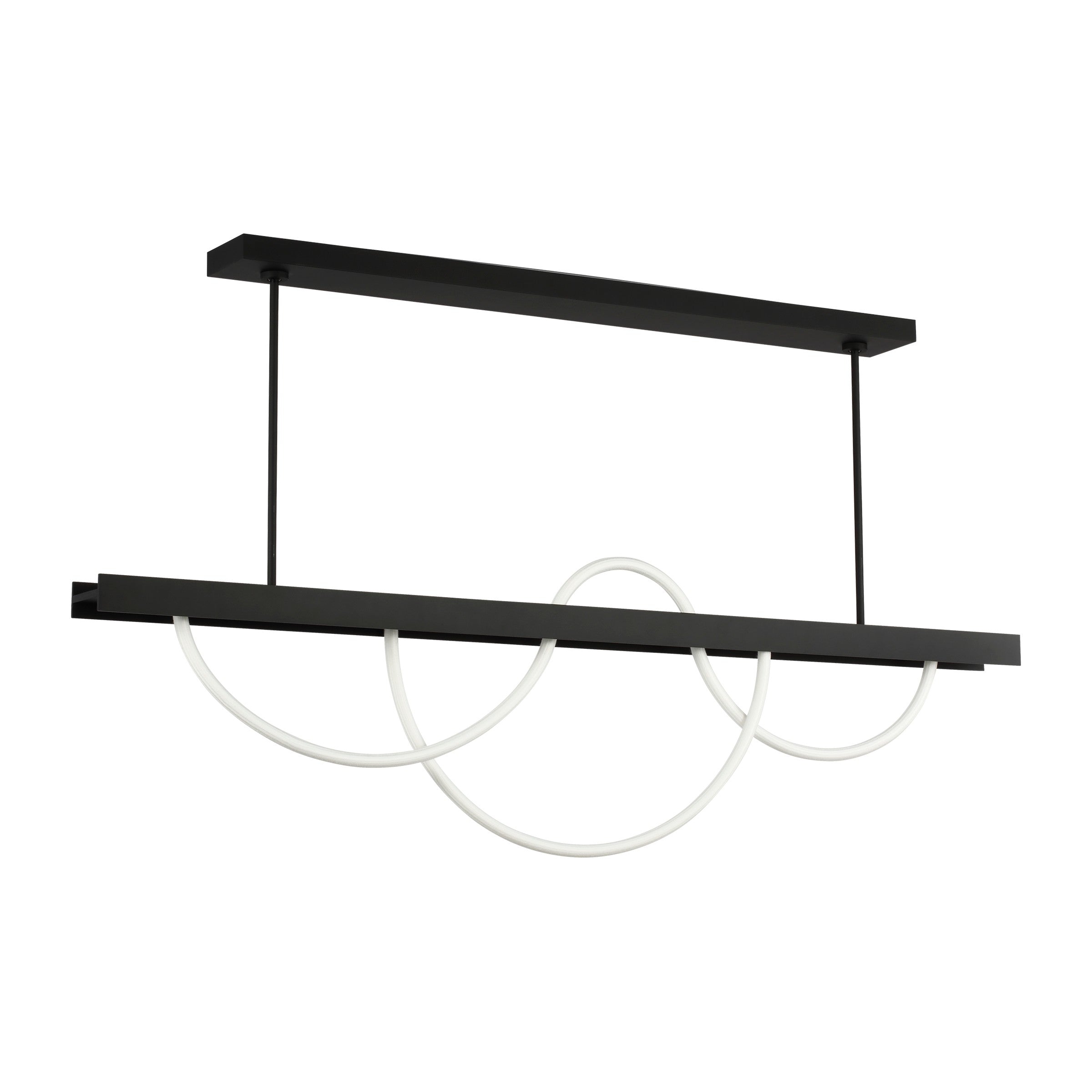 Visual Comfort Modern - SLLS83927B - LED Linear Chandelier - Uneri - Nightshade Black