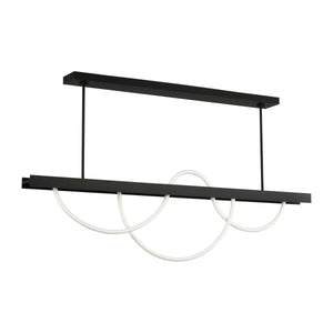 Visual Comfort Modern - SLLS83927B - LED Linear Chandelier - Uneri - Nightshade Black