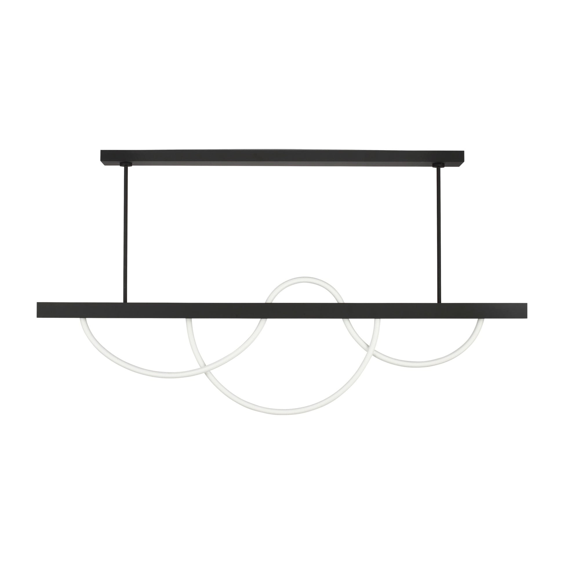 Visual Comfort Modern - SLLS83927B - LED Linear Chandelier - Uneri - Nightshade Black