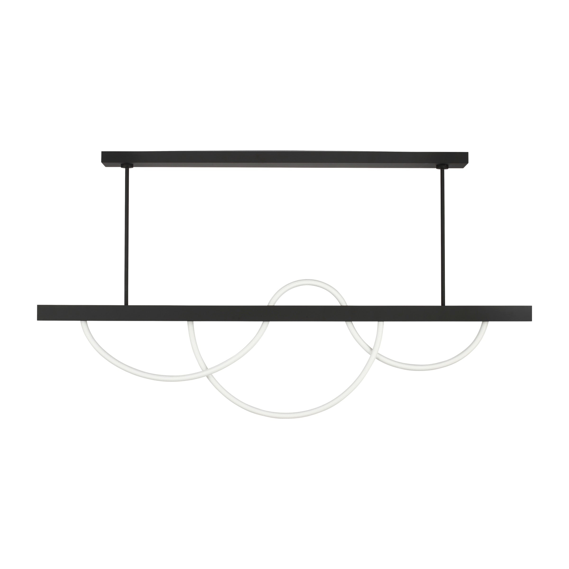 Visual Comfort Modern - SLLS83927B - LED Linear Chandelier - Uneri - Nightshade Black