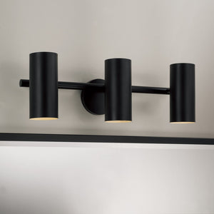 Capital Lighting - 161731MB - Three Light Vanity - Robbie - Matte Black
