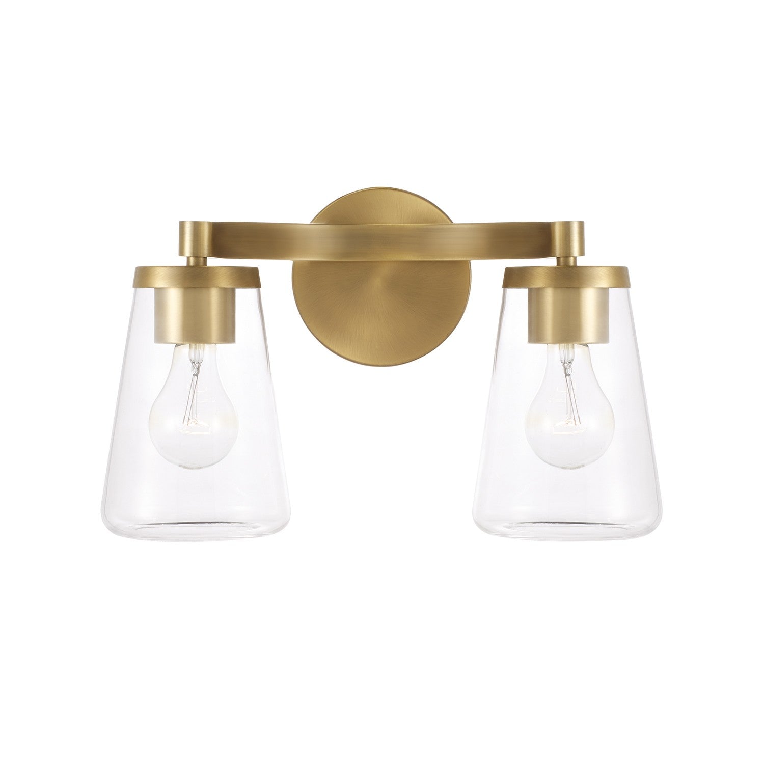 Capital Lighting - 161921AD-664 - Two Light Vanity - Aaron - Aged Brass
