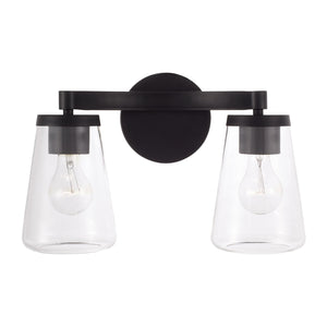 Capital Lighting - 161921MB-664 - Two Light Vanity - Aaron - Matte Black