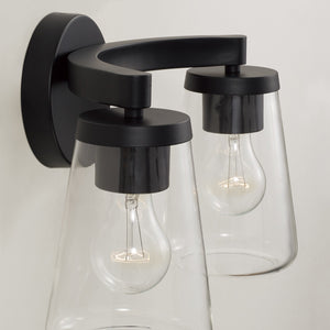 Capital Lighting - 161921MB-664 - Two Light Vanity - Aaron - Matte Black