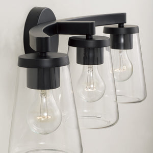 Capital Lighting - 161931MB-664 - Three Light Vanity - Aaron - Matte Black