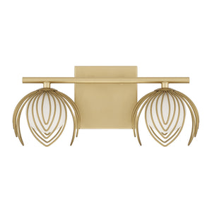 Capital Lighting - 162121GF - Two Light Vanity - Flora - Buffed Gold