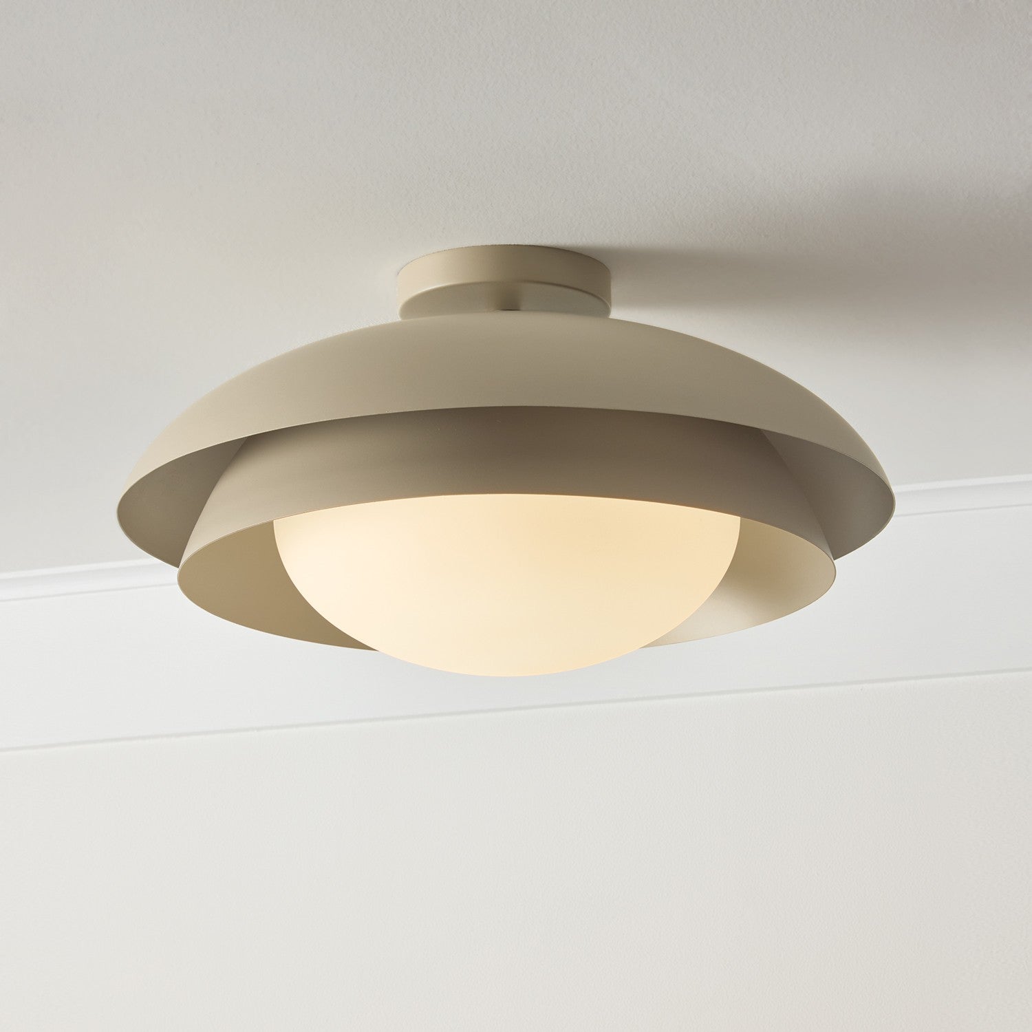 Capital Lighting - 259211TP - One Light Semi Flush Mount - Jensen - Taupe
