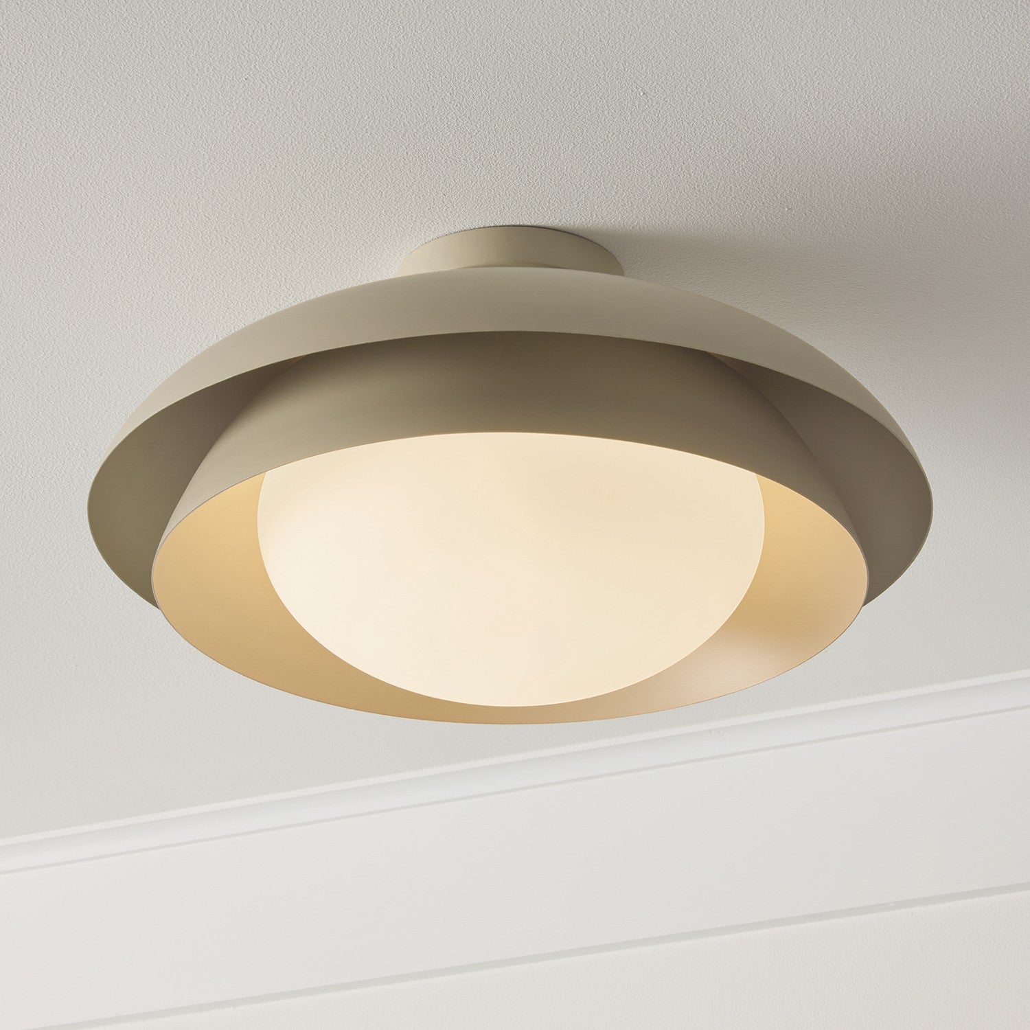 Capital Lighting - 259211TP - One Light Semi Flush Mount - Jensen - Taupe