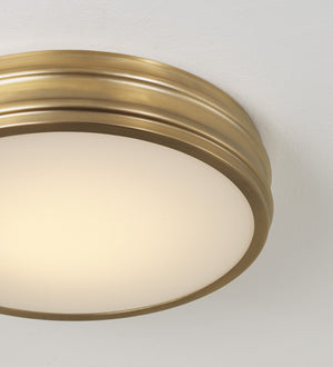 Capital Lighting - 261111AD - LED Flush Mount - Vale - Aged Brass