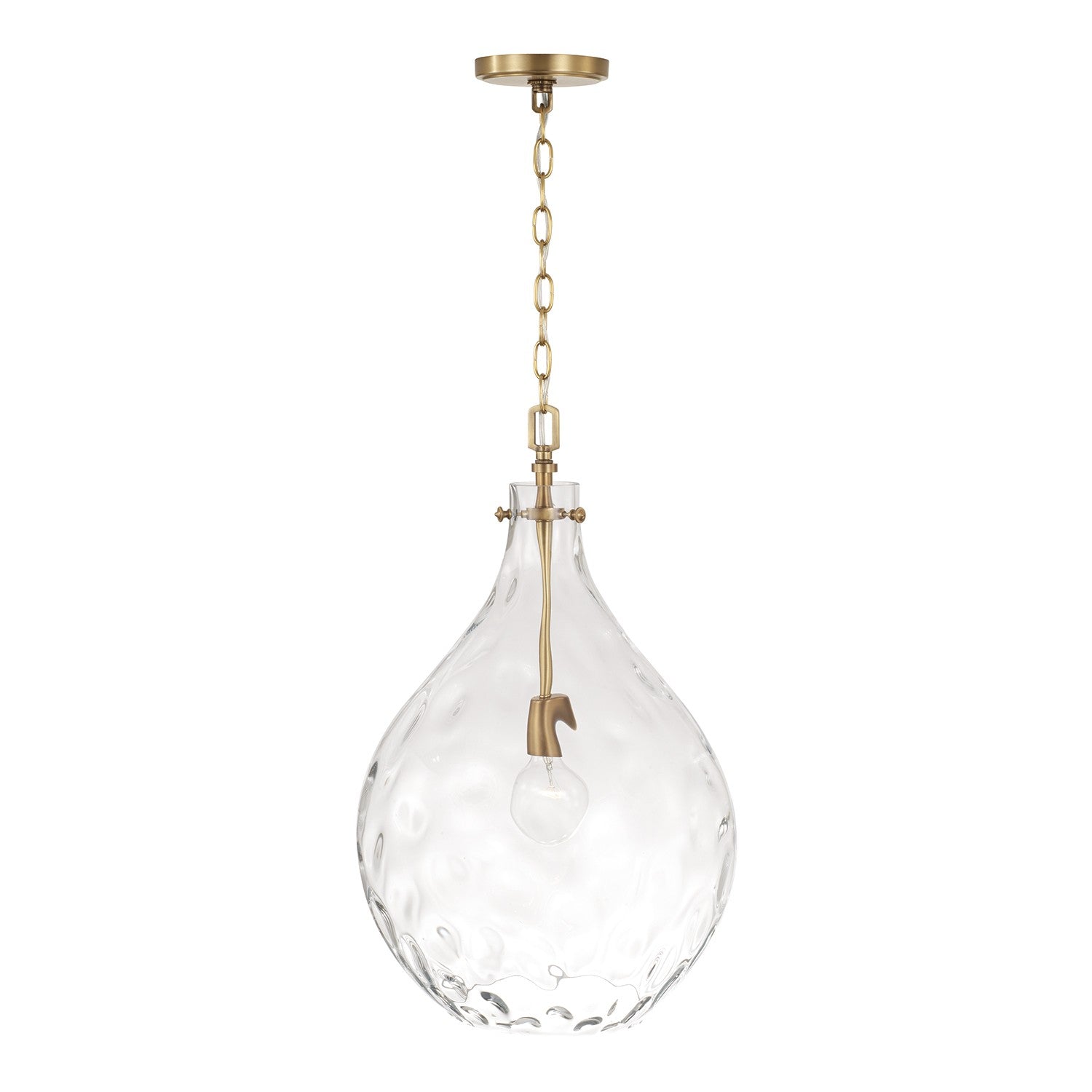 Capital Lighting - 325011AD - One Light Pendant - Bristol - Aged Brass