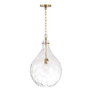 Capital Lighting - 325011AD - One Light Pendant - Bristol - Aged Brass