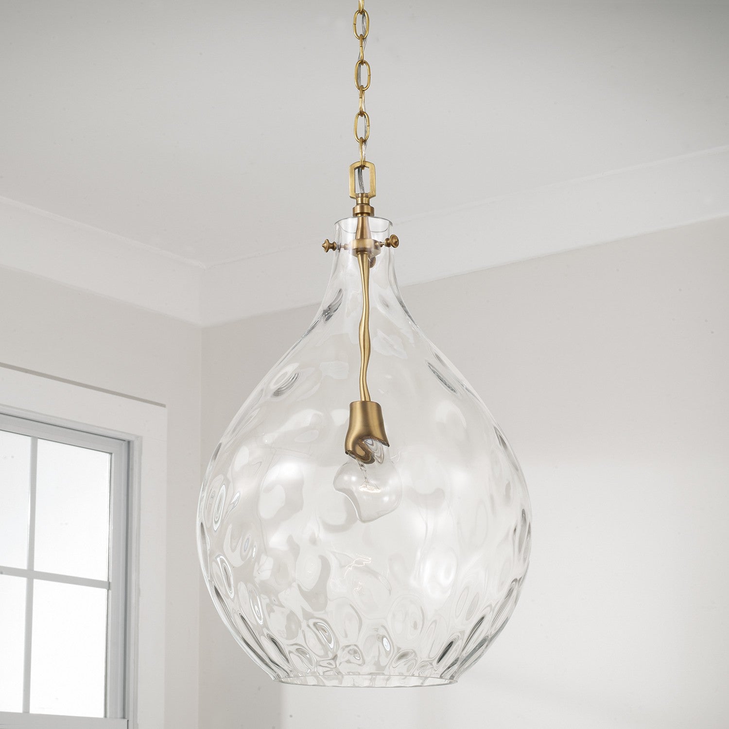 Capital Lighting - 325011AD - One Light Pendant - Bristol - Aged Brass