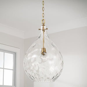 Capital Lighting - 325011AD - One Light Pendant - Bristol - Aged Brass