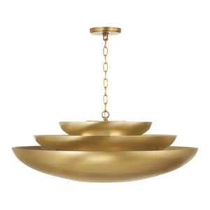 Capital Lighting - 357741AD - Four Light Pendant - Gia - Aged Brass