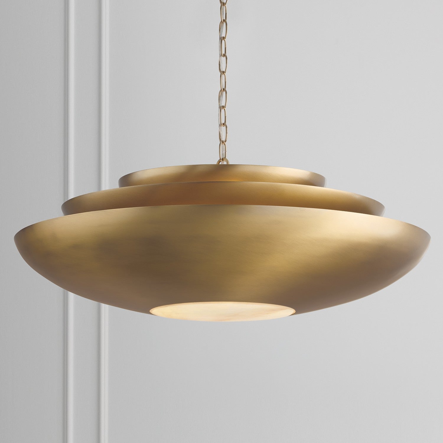 Capital Lighting - 357741AD - Four Light Pendant - Gia - Aged Brass