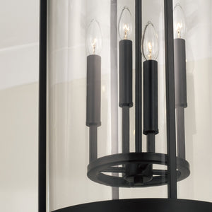 Capital Lighting - 358341ER - Four Light Pendant - Davis - Espresso and Brass