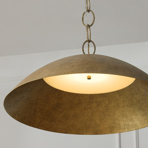 Capital Lighting - 358512FT - LED Pendant - Francesca - Feathered Gold