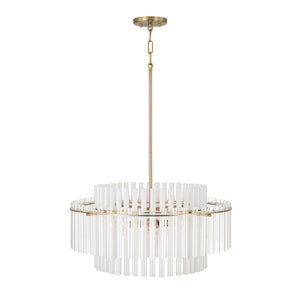 Capital Lighting - 358741AD - Four Light Pendant - Blair - Aged Brass