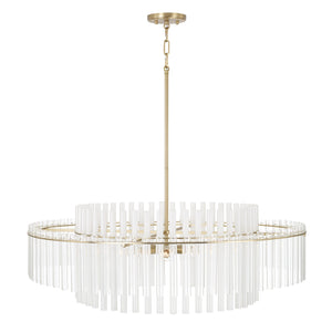Capital Lighting - 358761AD - Six Light Pendant - Blair - Aged Brass