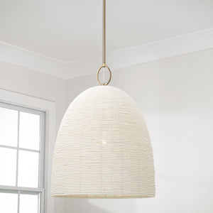 Capital Lighting - 358811AD - One Light Pendant - Natalia - Aged Brass