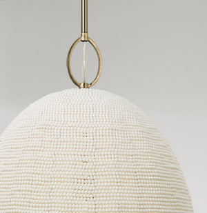 Capital Lighting - 358811AD - One Light Pendant - Natalia - Aged Brass