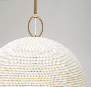 Capital Lighting - 358813AD - One Light Pendant - Natalia - Aged Brass