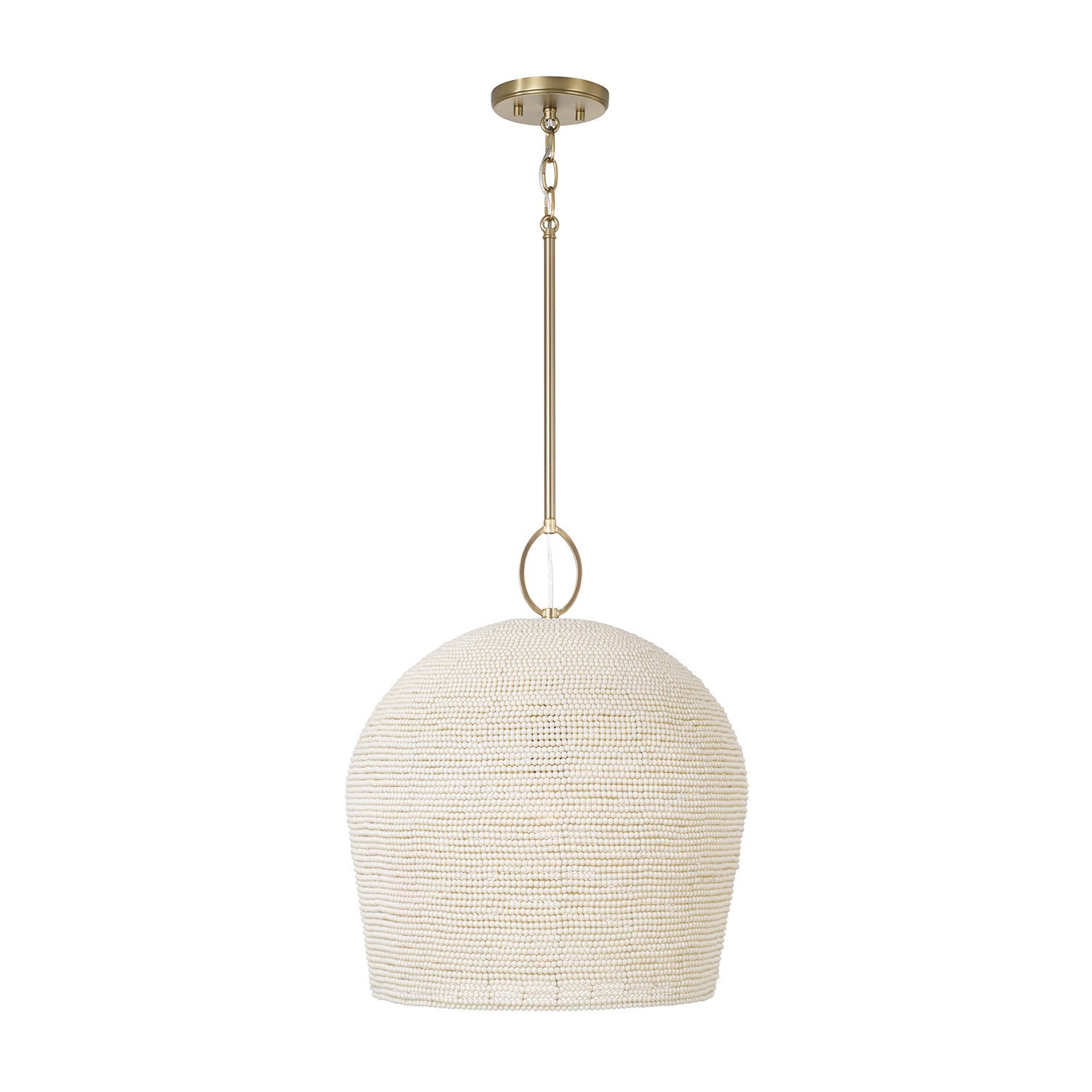 Capital Lighting - 358813AD - One Light Pendant - Natalia - Aged Brass