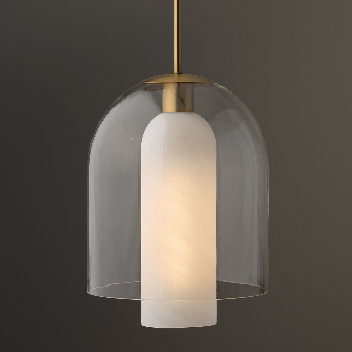 Capital Lighting - 358911AD - One Light Pendant - Liz - Aged Brass