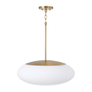 Capital Lighting - 360511AD - One Light Pendant - Soren - Aged Brass