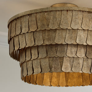 Capital Lighting - 361641AGO - Four Light Pendant - Arden - Ancestral Gold