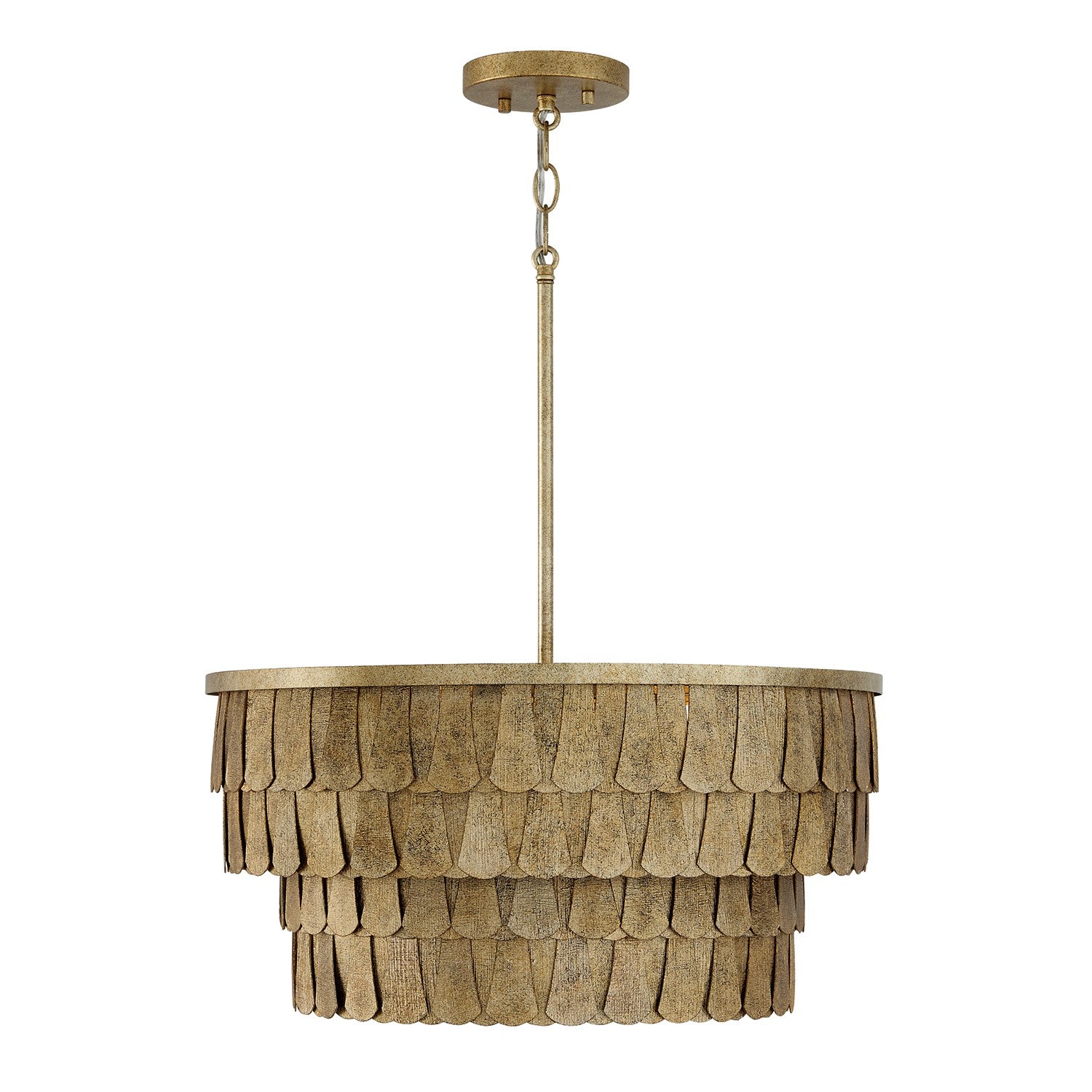 Capital Lighting - 361641AGO - Four Light Pendant - Arden - Ancestral Gold