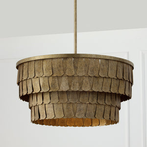 Capital Lighting - 361641AGO - Four Light Pendant - Arden - Ancestral Gold
