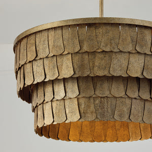 Capital Lighting - 361641AGO - Four Light Pendant - Arden - Ancestral Gold