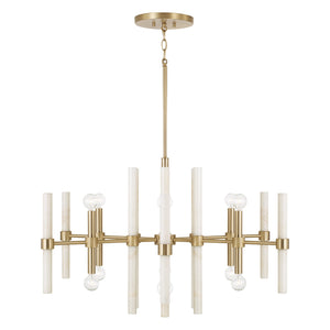 Capital Lighting - 458001MA - 12 Light Chandelier - Marlow - Matte Brass