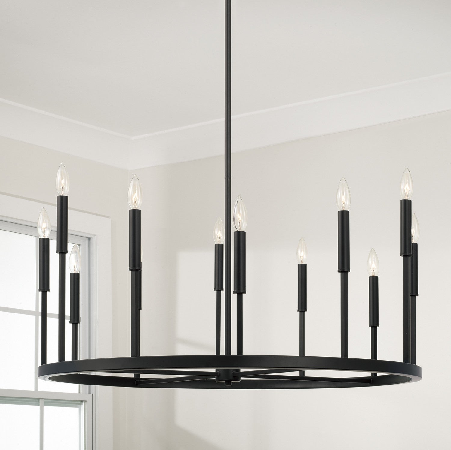 Capital Lighting - 458301ER - 12 Light Chandelier - Davis - Espresso and Brass