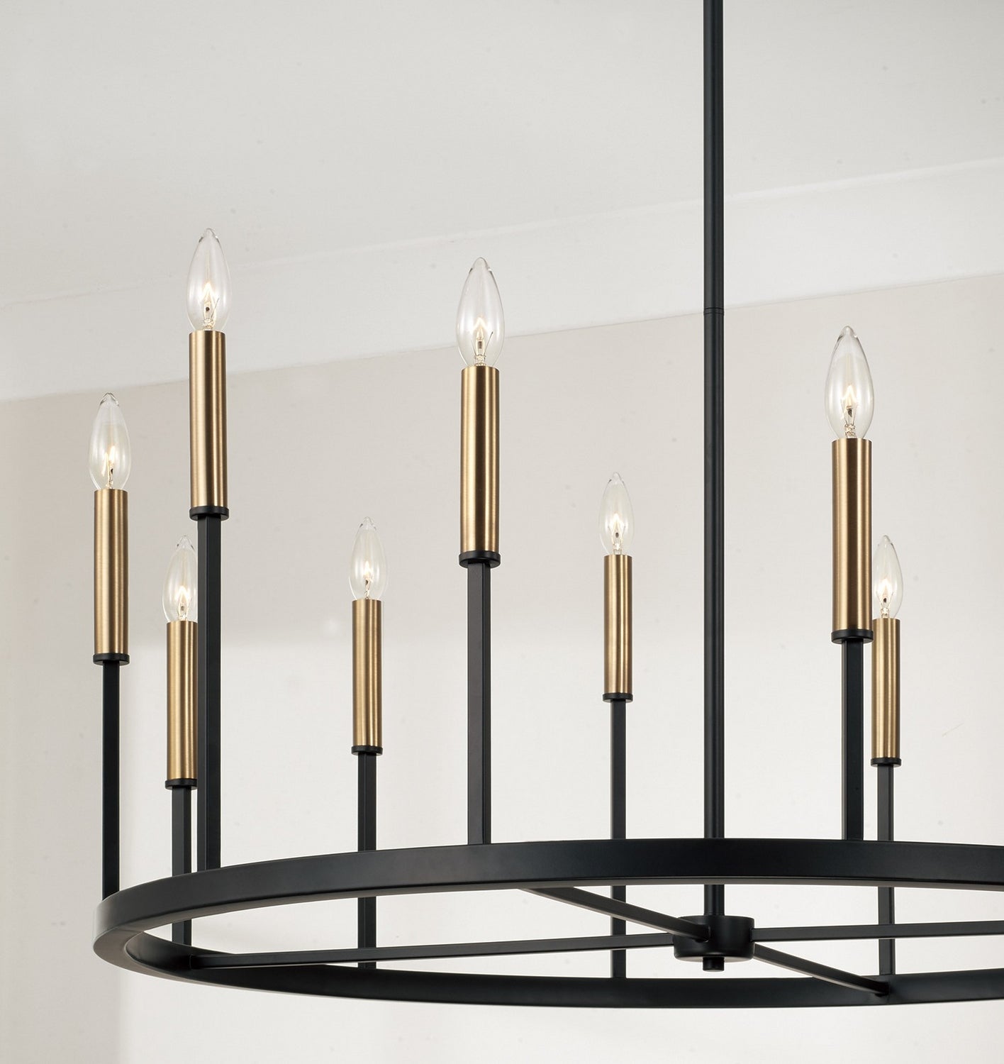 Capital Lighting - 458301ER - 12 Light Chandelier - Davis - Espresso and Brass
