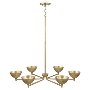 Capital Lighting - 458561FT - LED Chandelier - Francesca - Feathered Gold