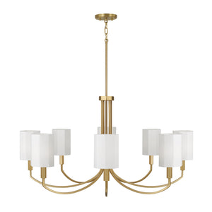 Capital Lighting - 459581AD-716 - Eight Light Chandelier - Adrian - Aged Brass
