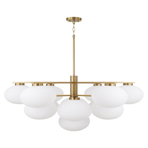 Capital Lighting - 460501AD - 13 Light Chandelier - Soren - Aged Brass