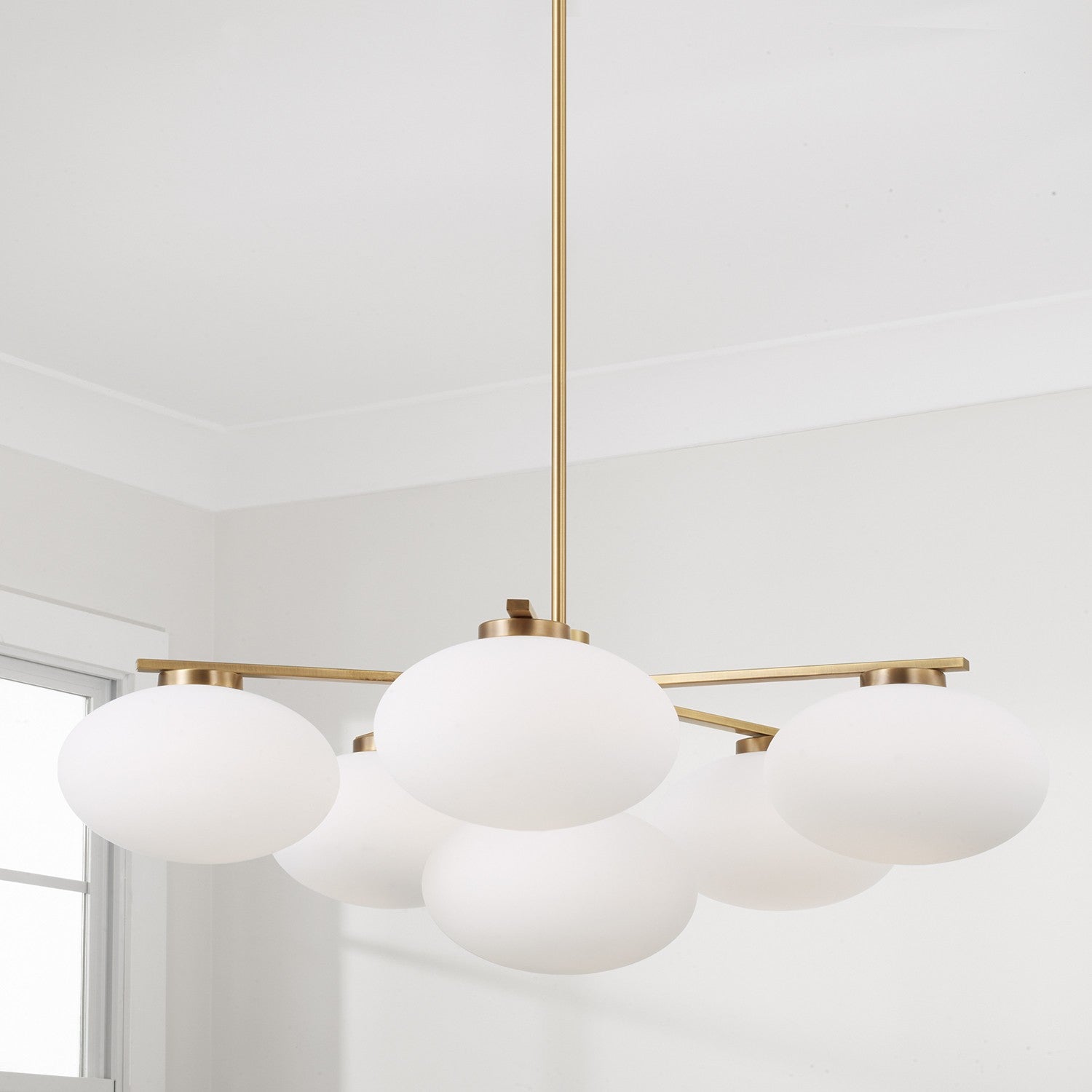 Capital Lighting - 460561AD - Six Light Chandelier - Soren - Aged Brass