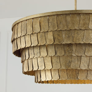 Capital Lighting - 461661AGO - Six Light Chandelier - Arden - Ancestral Gold