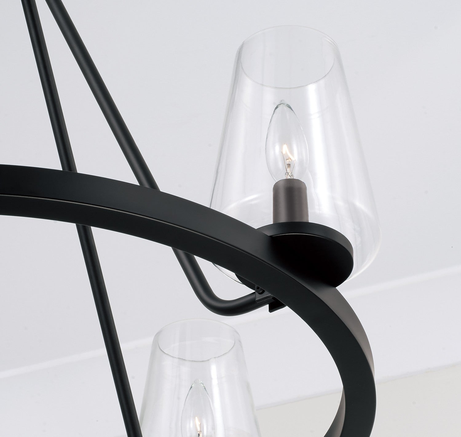 Capital Lighting - 461941MB-662 - Four Light Chandelier - Aaron - Matte Black