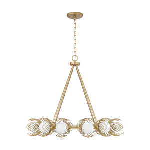 Capital Lighting - 462101GF - 12 Light Chandelier - Flora - Buffed Gold