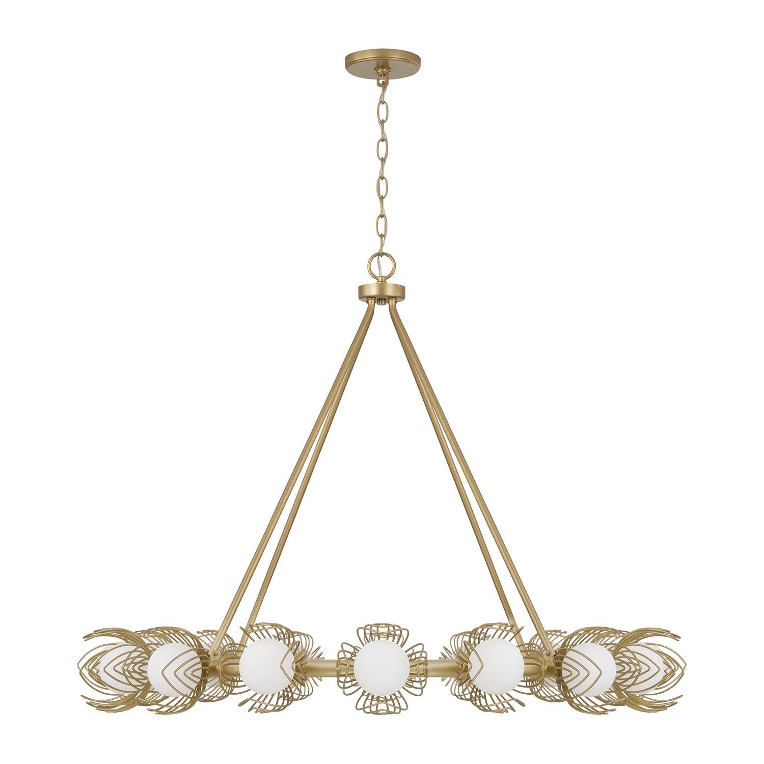 Capital Lighting - 462102GF - 16 Light Chandelier - Flora - Buffed Gold