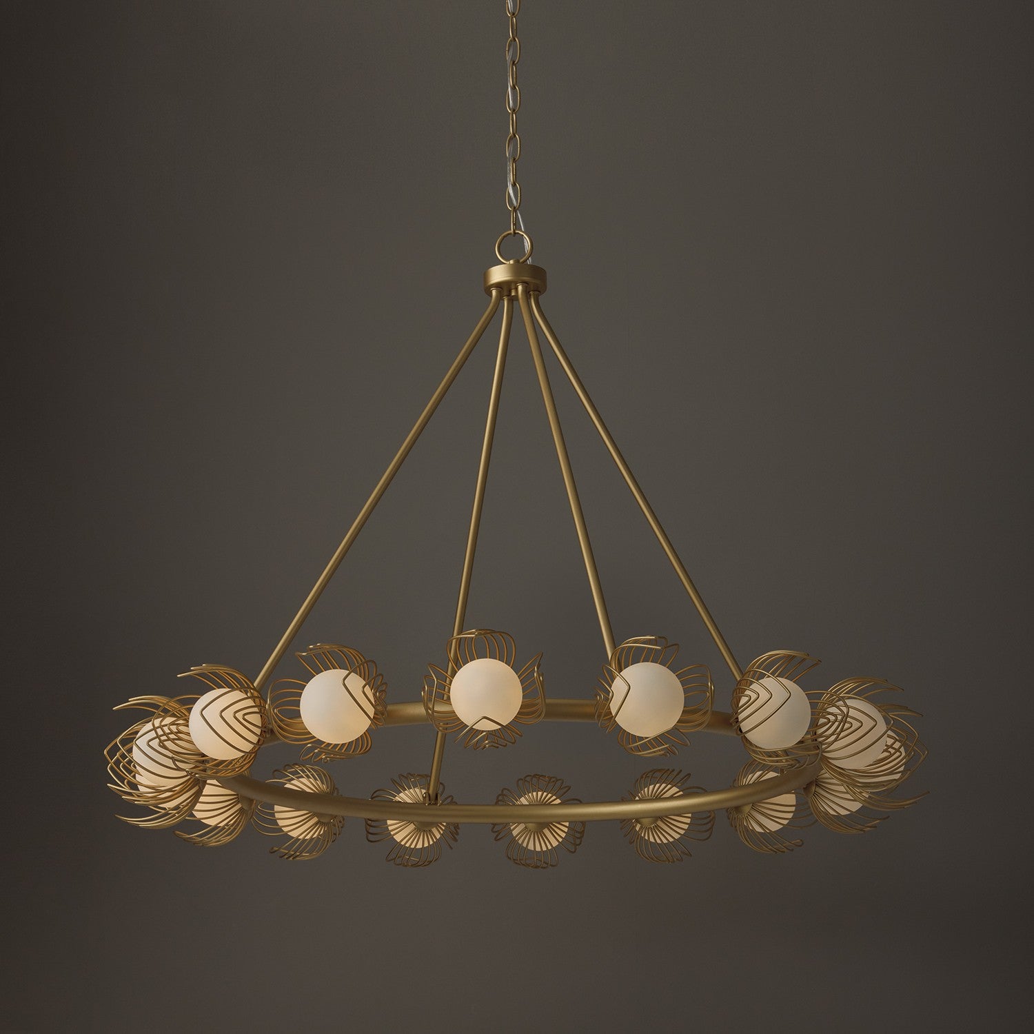 Capital Lighting - 462102GF - 16 Light Chandelier - Flora - Buffed Gold