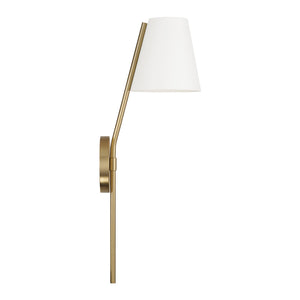 Capital Lighting - 660611AW - One Light Wall Sconce - Cami - Aged Brass and White