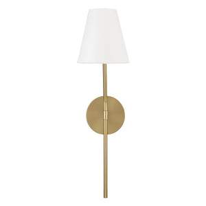 Capital Lighting - 660611AW - One Light Wall Sconce - Cami - Aged Brass and White