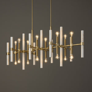 Capital Lighting - 858001MA - 16 Light Island Pendant - Marlow - Matte Brass